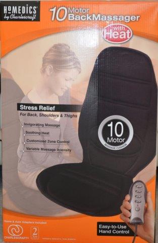 10-motor back massager with heat